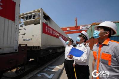 “齊魯號(hào)”歐亞班列首班冷鏈專列啟程，助力貨物進(jìn)出口高效流通